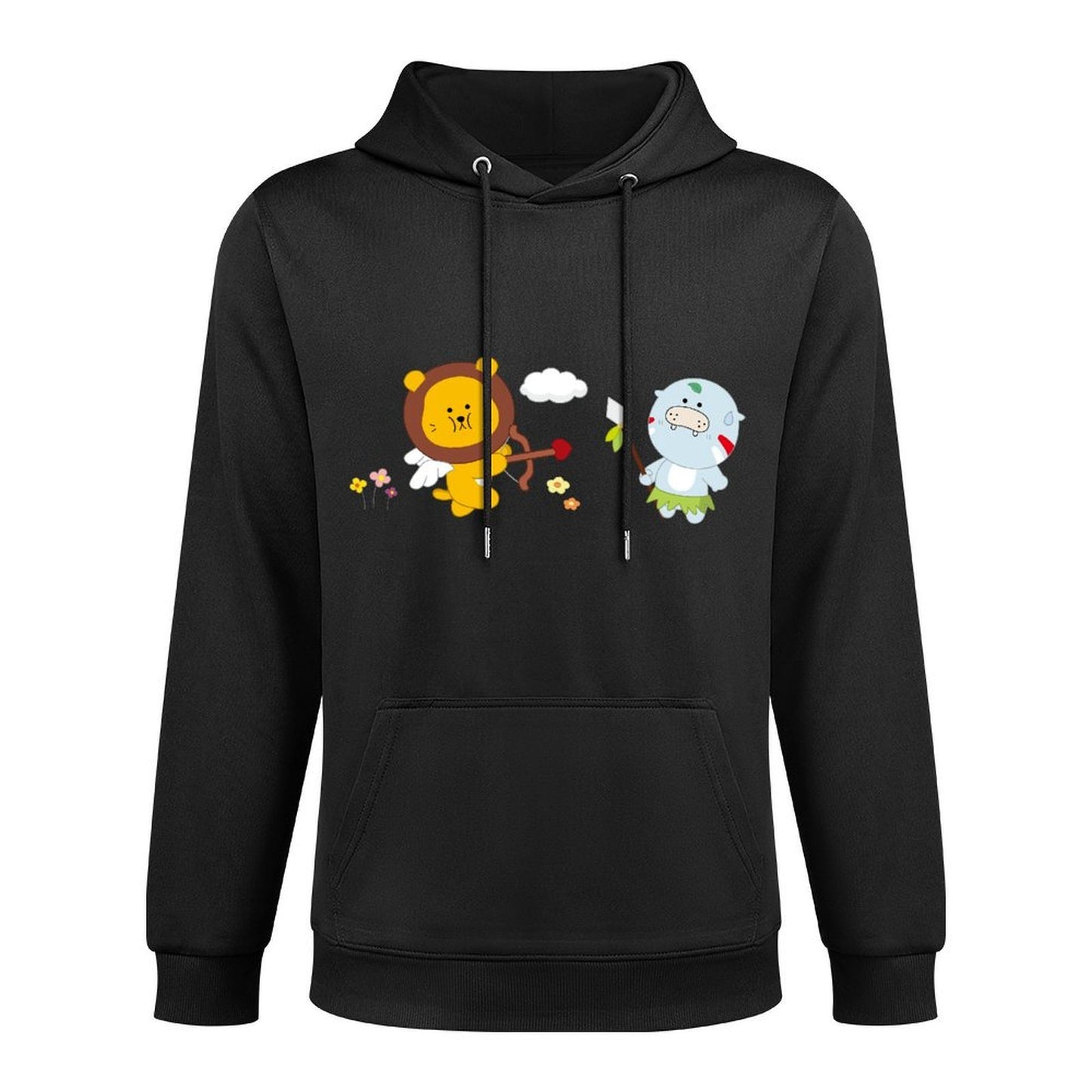 Chill Crisp Print Front Graphic Hoodies