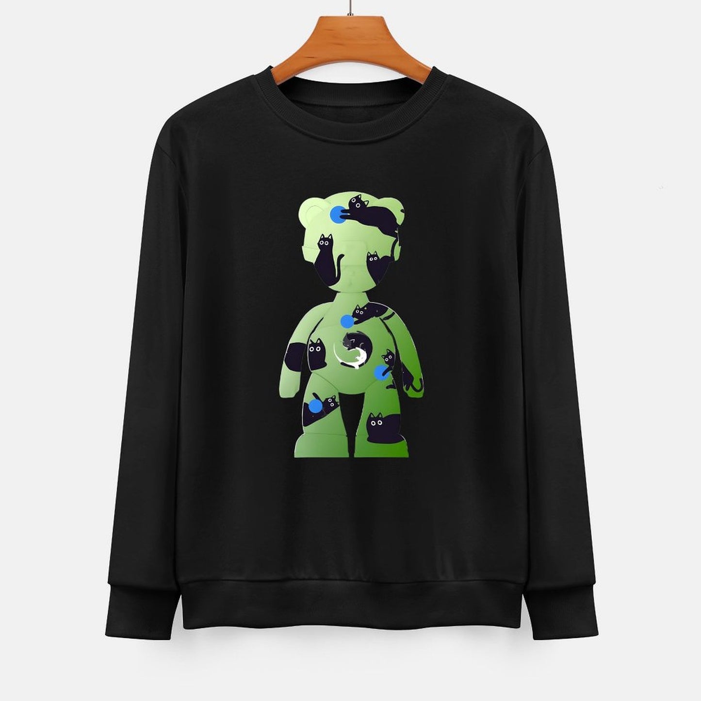 Long Sleeve With Front PatternFade-Resistant Relaxed Fit