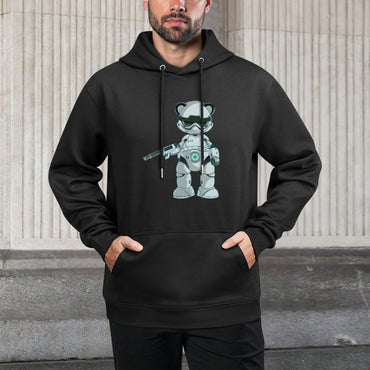IPIB 250g Hooded Pocket Sweatshirt Front GraphicMen's Hooded  Sweatshirt6000060-5