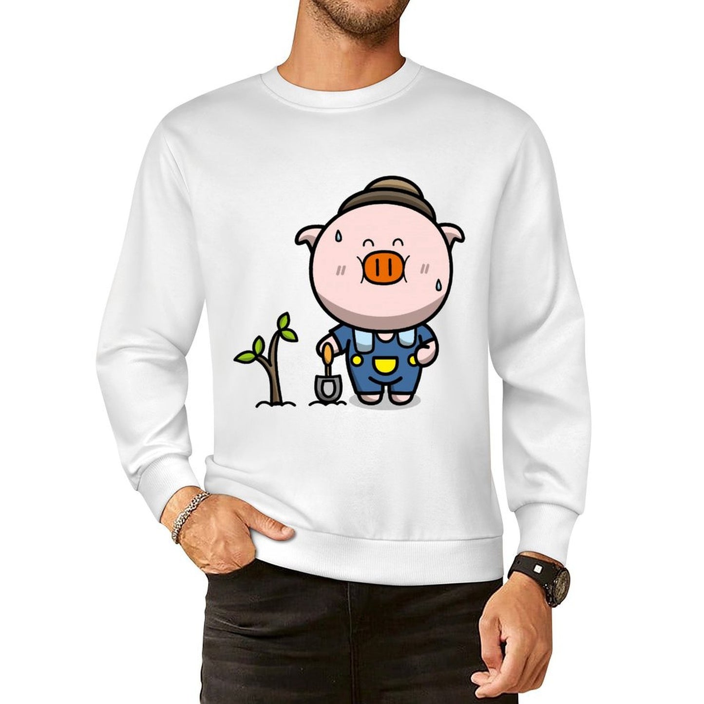 Front Patterned Long Sleeve TopRegularFit EverydayWear