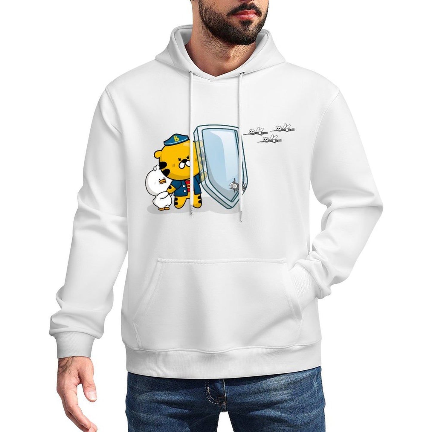 IPBR 250g Hooded Pocket Sweatshirt Front GraphicMen's Hooded  Sweatshirt4001083