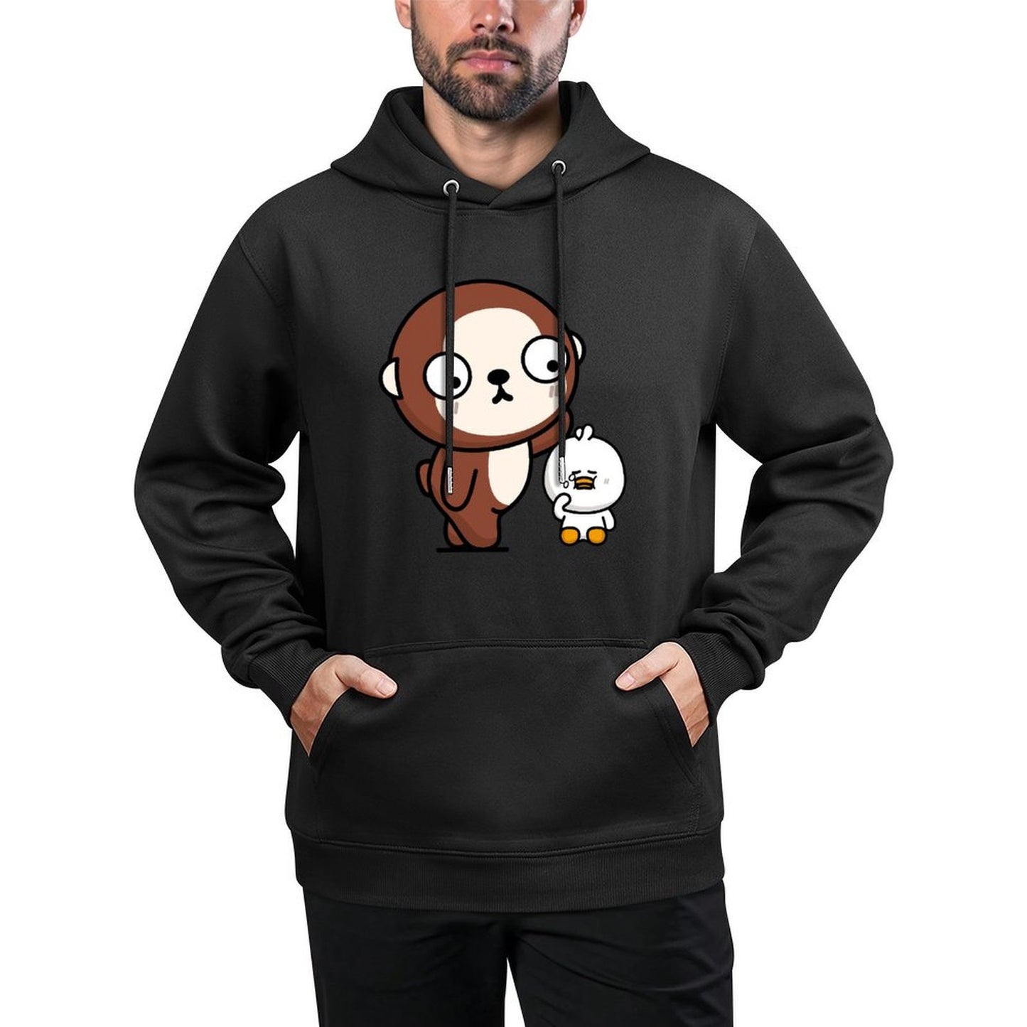 IPBR 250g Hooded Pocket Sweatshirt Front GraphicMen's Hooded  Sweatshirt4000231