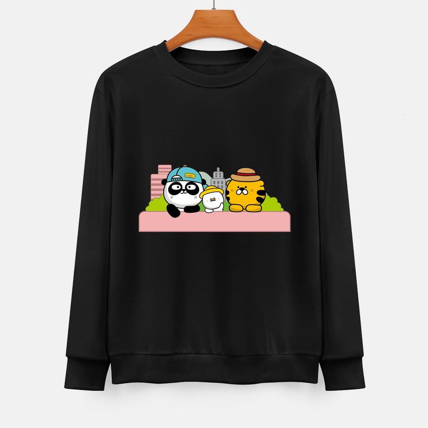 IPBR 250g Crew Neck Long Sleeve Sweatshirt Front GraphicCrew Neck Long Sleeve Sweatshirt4003860