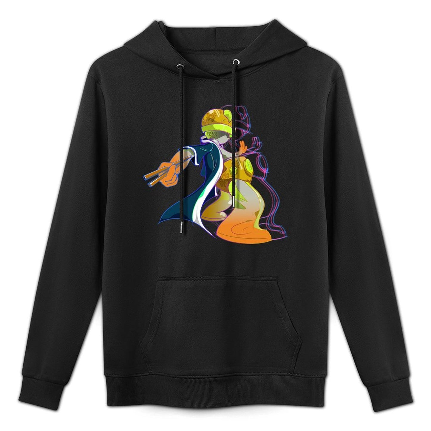 IPIB 250g Hooded Pocket Sweatshirt Front GraphicMen's Hooded  Sweatshirt6000009-1