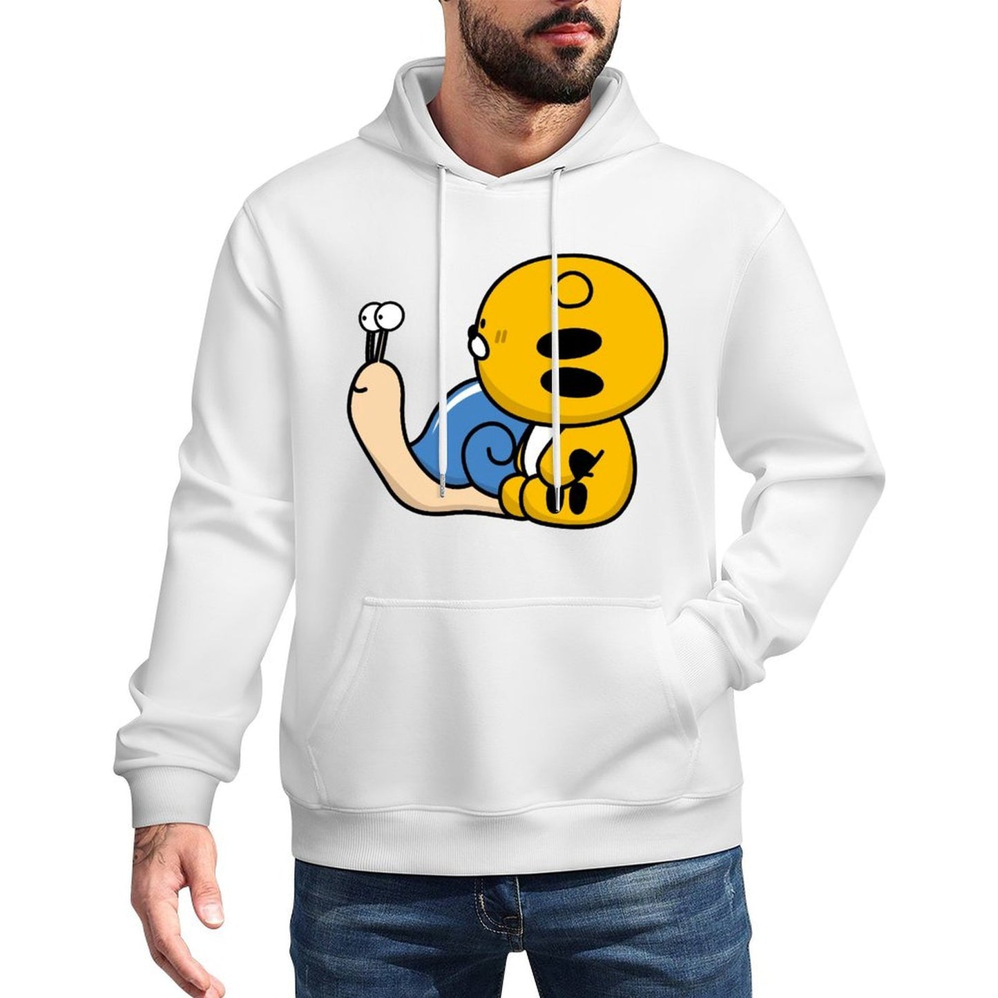 Crewneck Smooth Feel Front Graphic Hoodies