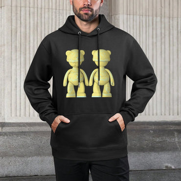 IPIB 250g Hooded Pocket Sweatshirt Front GraphicMen's Hooded  Sweatshirt6000098-1