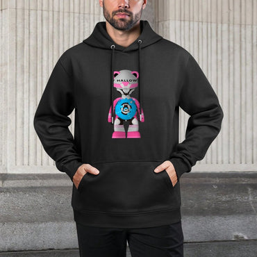 IPIB 250g Hooded Pocket Sweatshirt Front GraphicMen's Hooded  Sweatshirt6000111-1