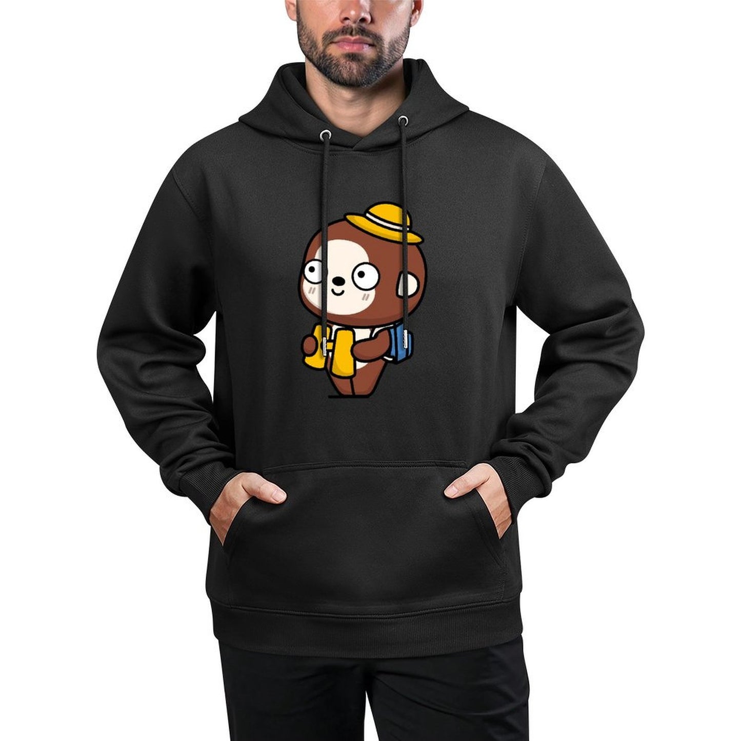 IPBR 250g Hooded Pocket Sweatshirt Front GraphicMen's Hooded  Sweatshirt4000239