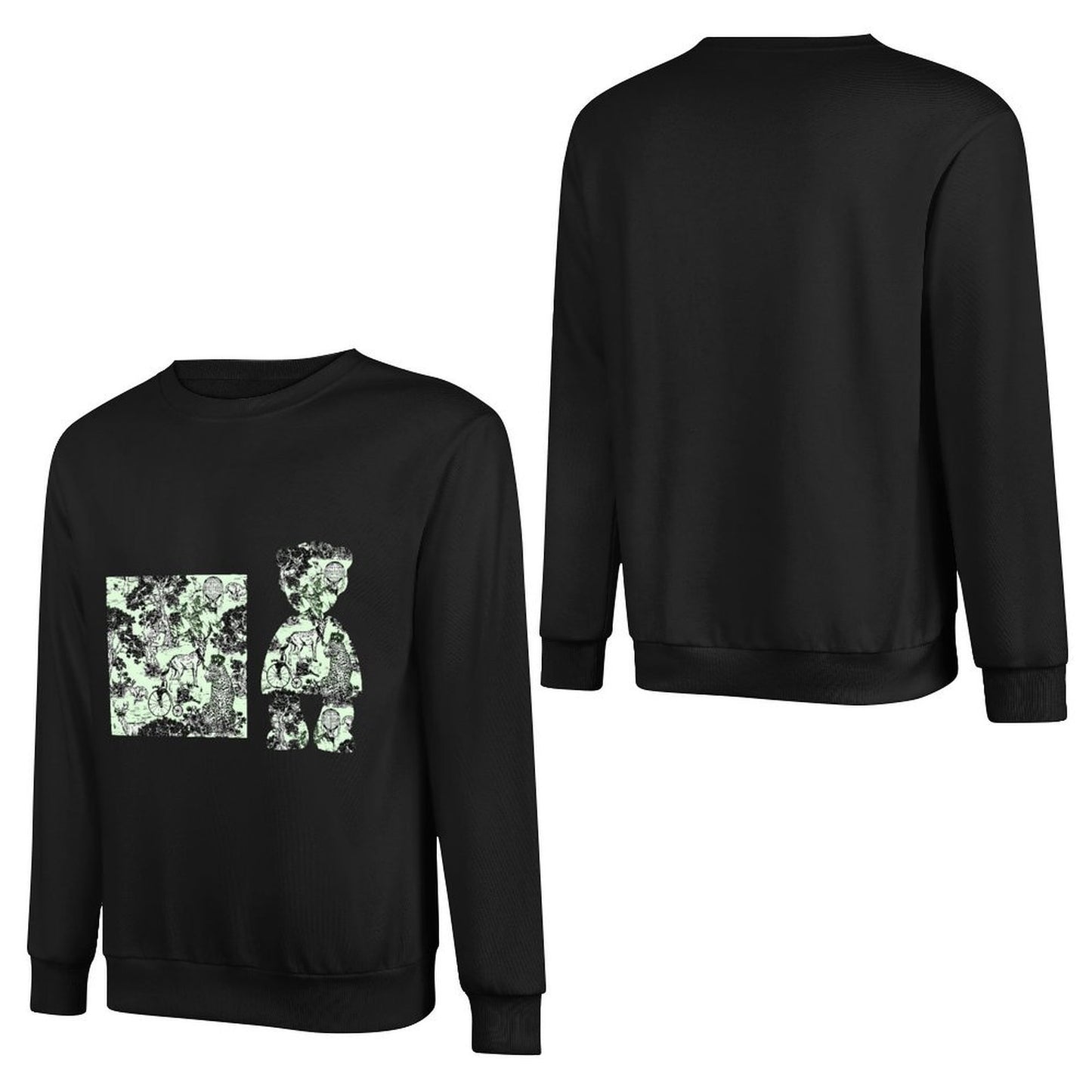 IPIB 250g Crew Neck Long Sleeve Sweatshirt Front GraphicCrew Neck Long Sleeve Sweatshirt6000100-5