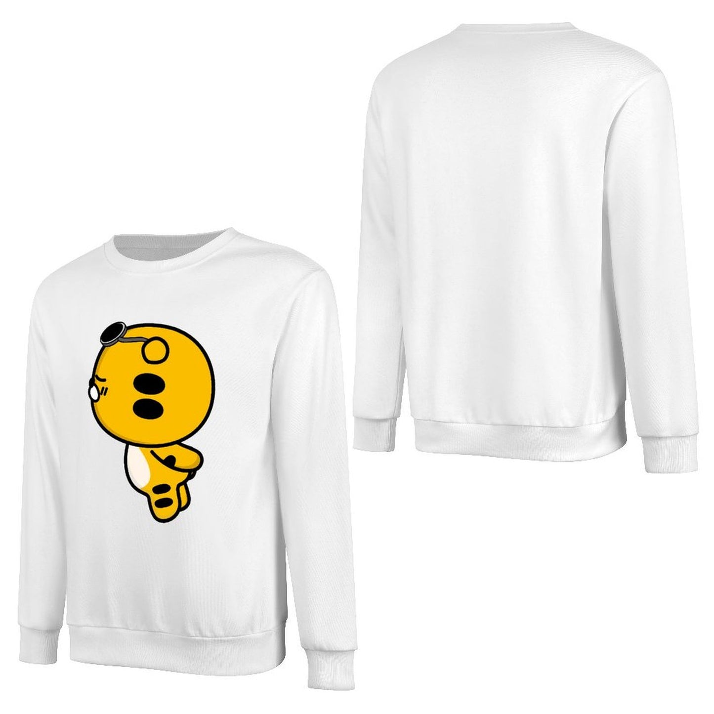 Front Patterned Long Sleeve TopLogo-Ready Recycled