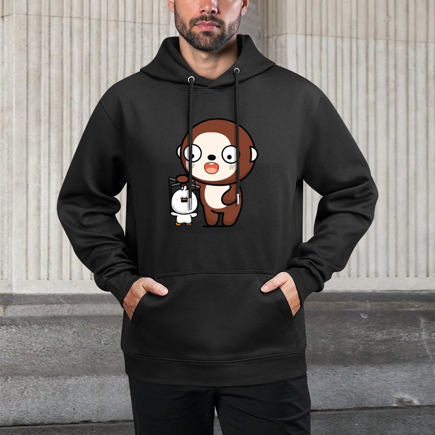 IPBR 250g Hooded Pocket Sweatshirt Front GraphicMen's Hooded  Sweatshirt4000227