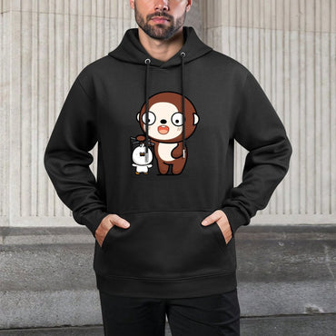 IPBR 250g Hooded Pocket Sweatshirt Front GraphicMen's Hooded  Sweatshirt4000227