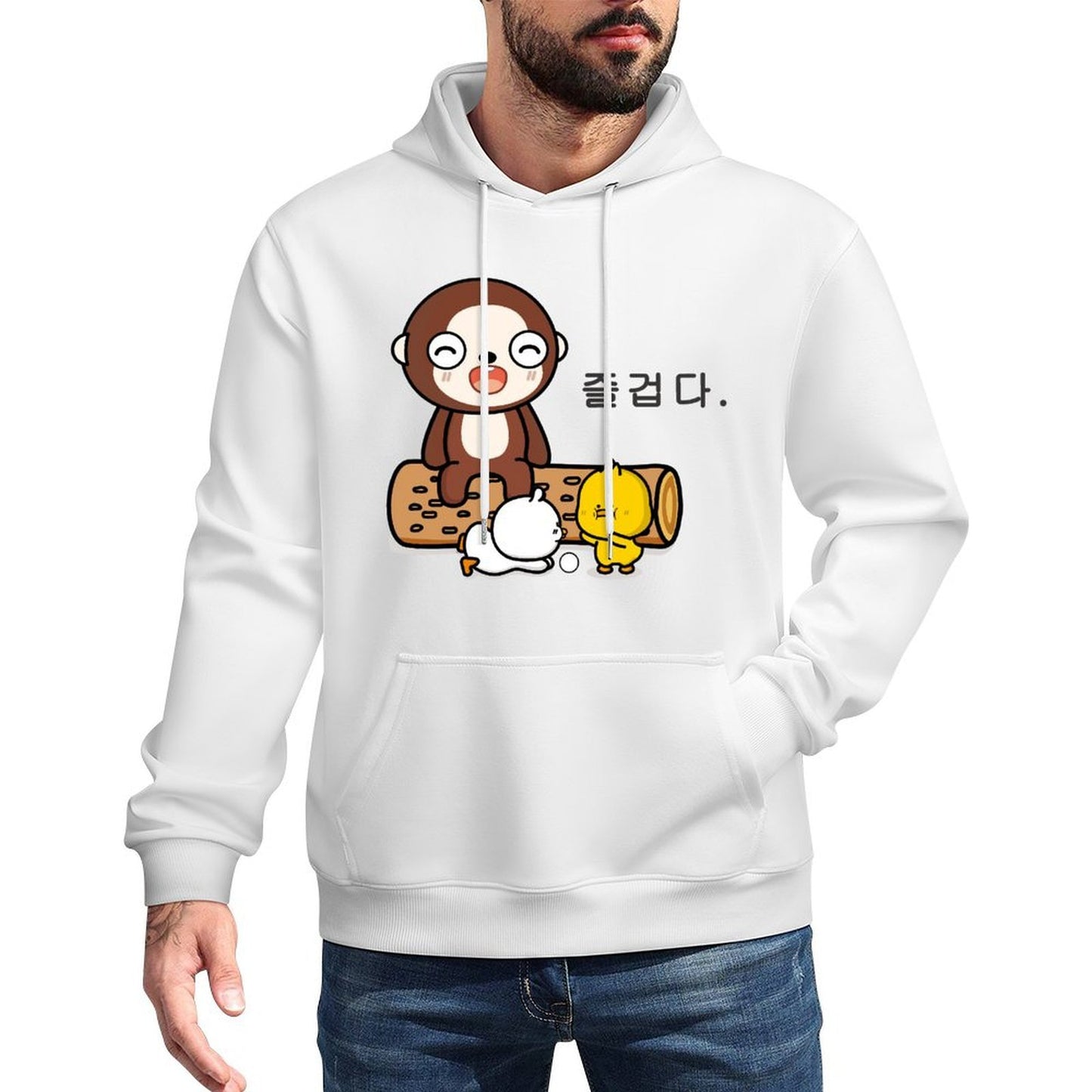 IPBR 250g Hooded Pocket Sweatshirt Front GraphicMen's Hooded  Sweatshirt4003933