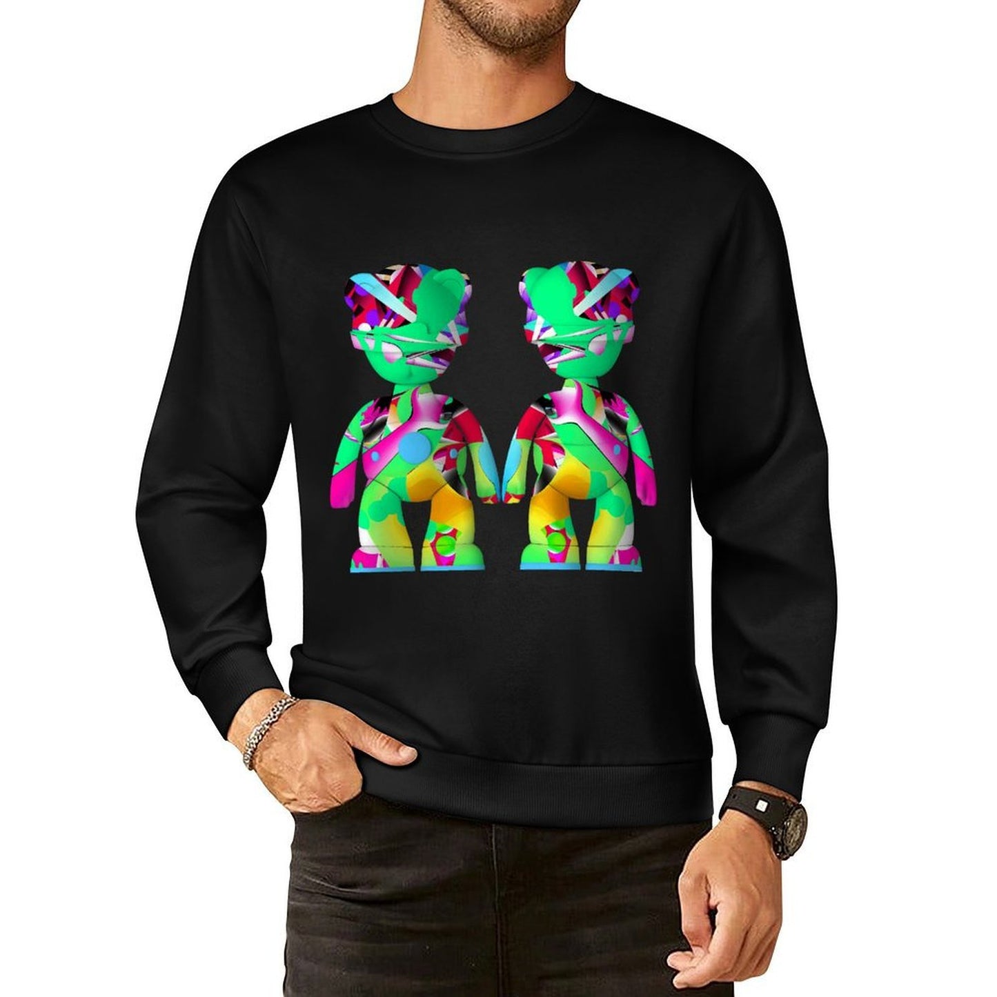 IPIB 250g Crew Neck Long Sleeve Sweatshirt Front GraphicCrew Neck Long Sleeve Sweatshirt6000146-5