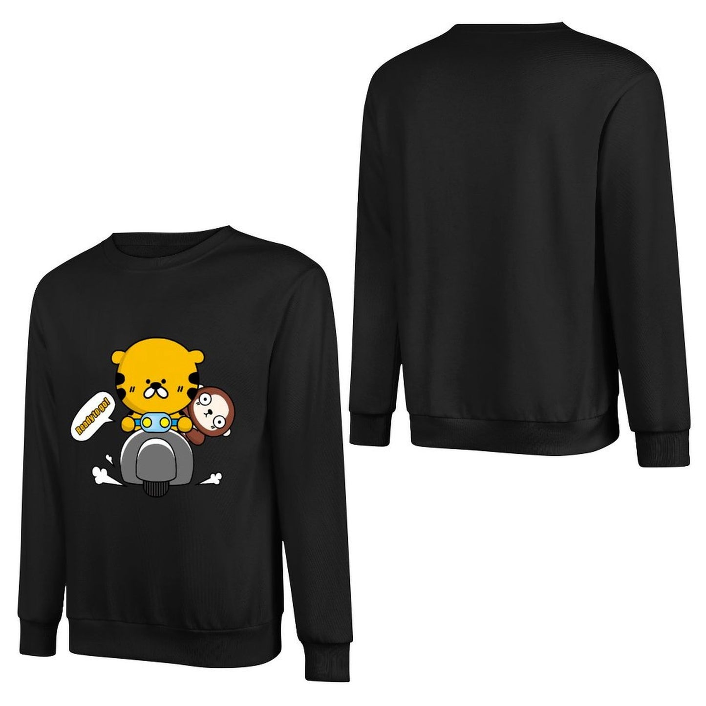 IPBR 250g Crew Neck Long Sleeve Sweatshirt Front GraphicCrew Neck Long Sleeve Sweatshirt4000717