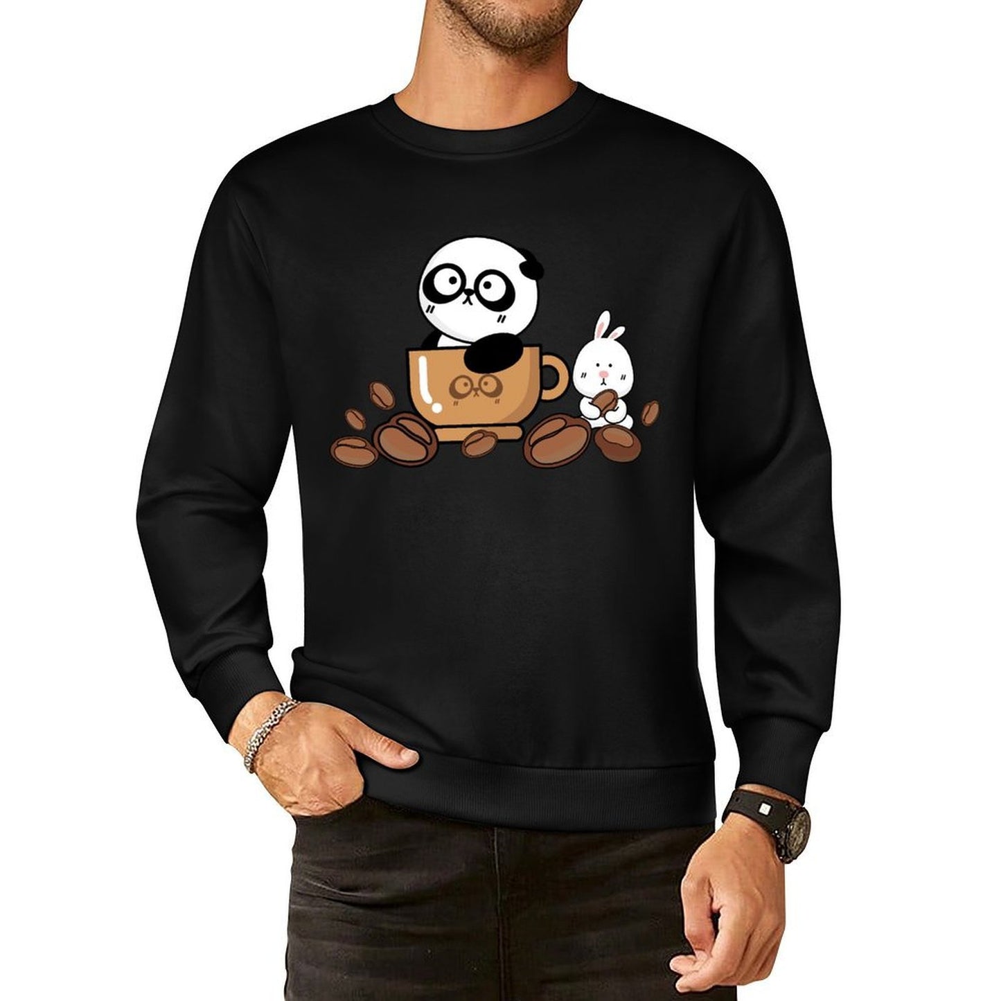 IPBR 250g Crew Neck Long Sleeve Sweatshirt Front GraphicCrew Neck Long Sleeve Sweatshirt4000656
