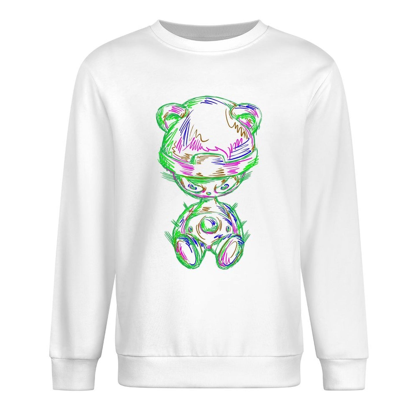 IPIB 250g Crew Neck Long Sleeve Sweatshirt Front GraphicCrew Neck Long Sleeve Sweatshirt6000055-6