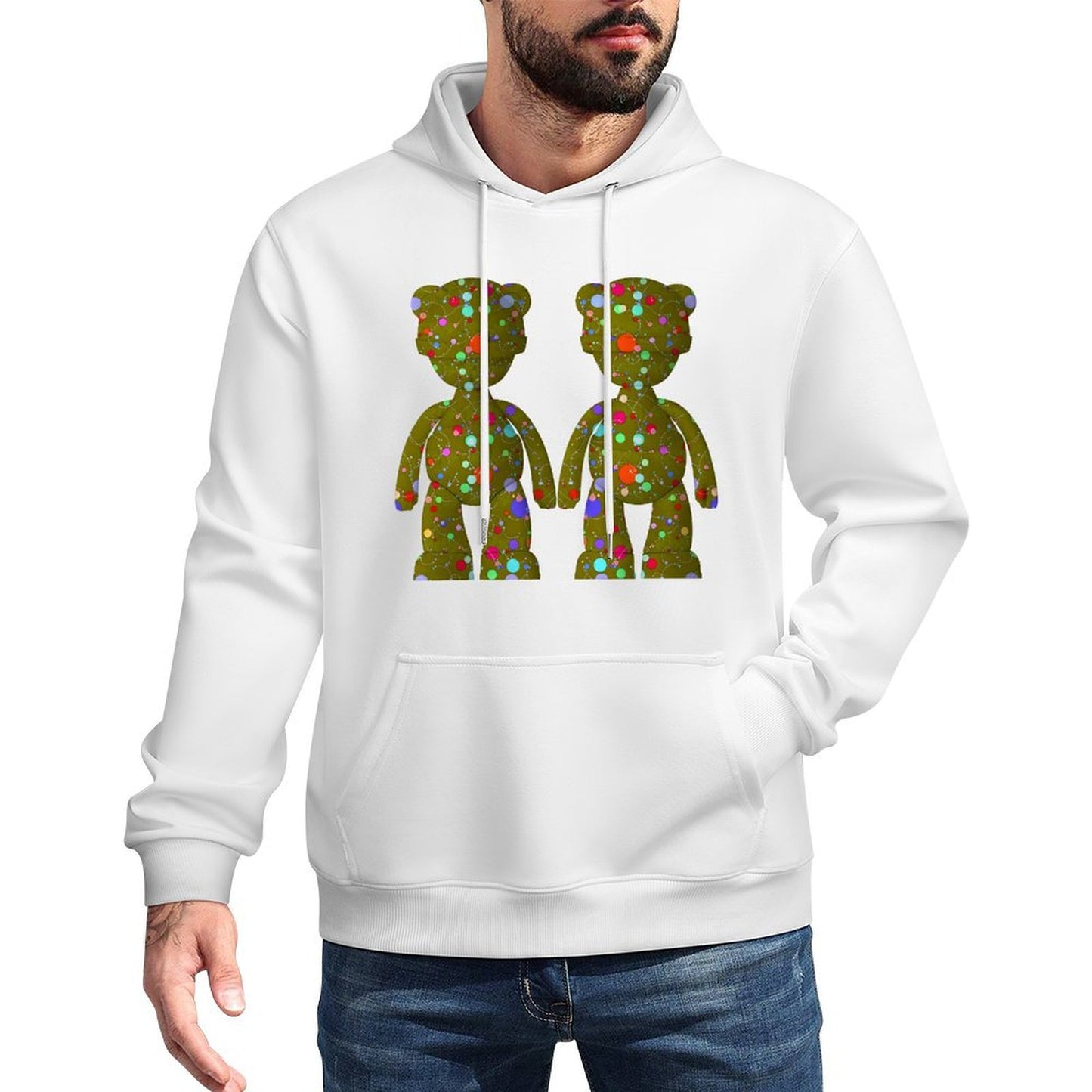 IPIB 250g Hooded Pocket Sweatshirt Front GraphicMen's Hooded  Sweatshirt6000092-6
