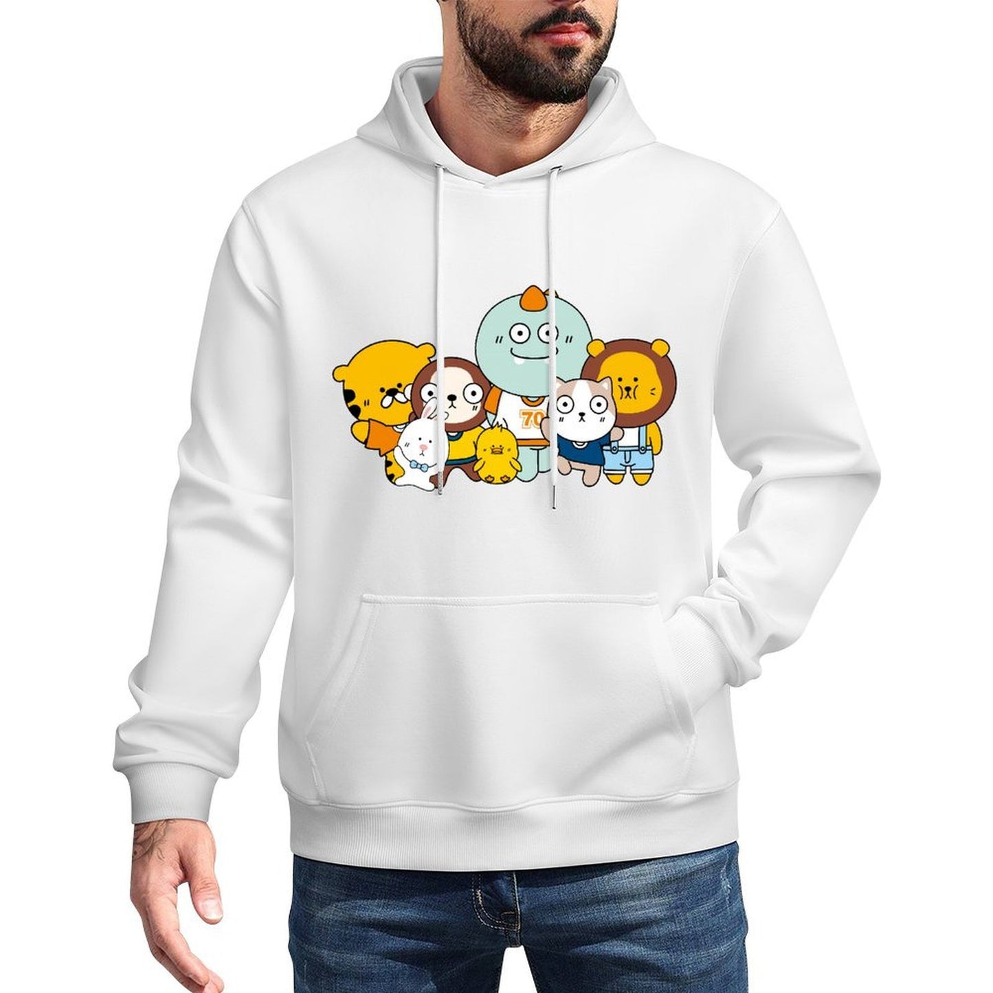 IPBR 250g Hooded Pocket Sweatshirt Front GraphicMen's Hooded  Sweatshirt4000806