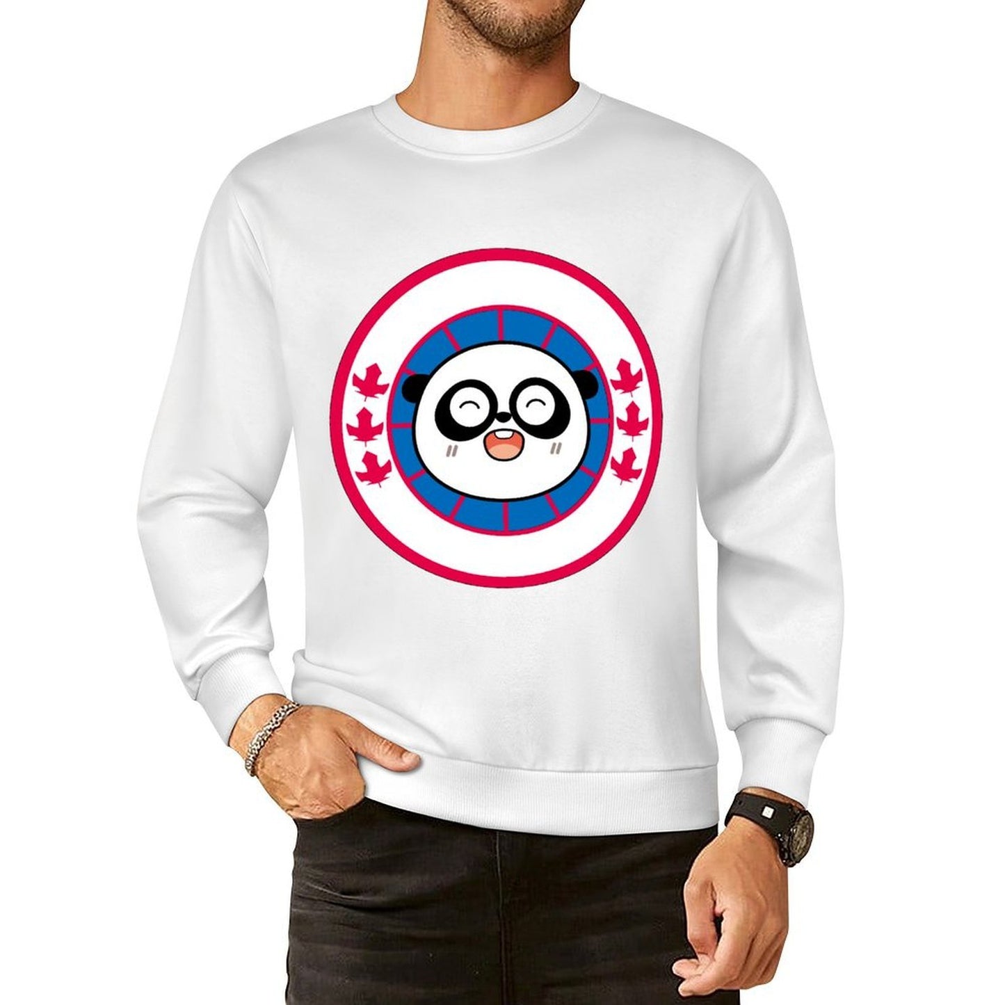 Front Patterned Long Sleeve TopHeritage Shrink-Resistant