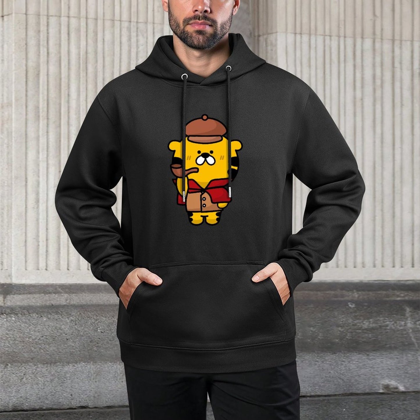 IPBR 250g Hooded Pocket Sweatshirt Front GraphicMen's Hooded  Sweatshirt4000217