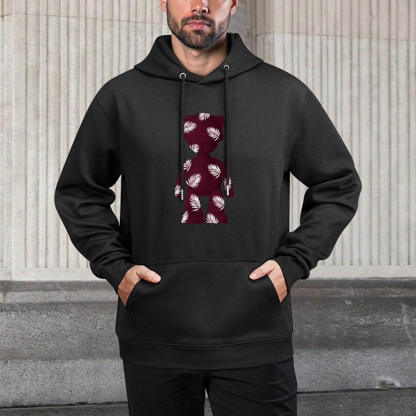 Hoodie Front PatternClassic Fit Eco-Conscious
