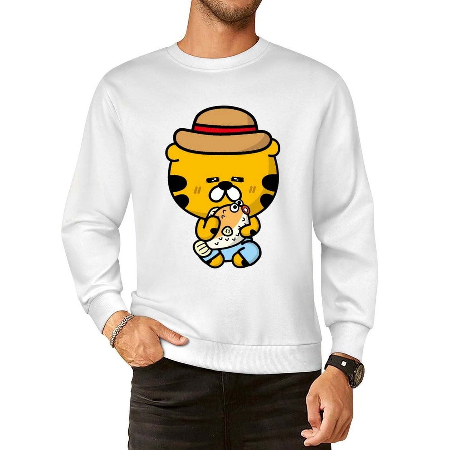 Front Patterned Long Sleeve Top Tear-Resistant Series