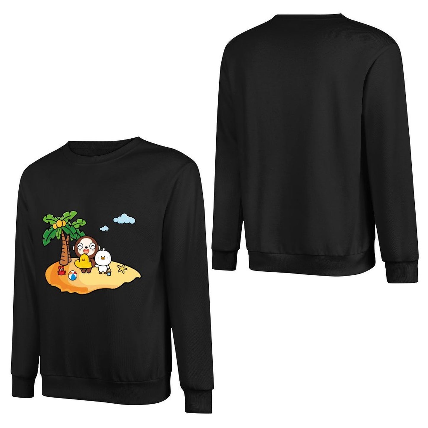 IPBR 250g Crew Neck Long Sleeve Sweatshirt Front GraphicCrew Neck Long Sleeve Sweatshirt4001495
