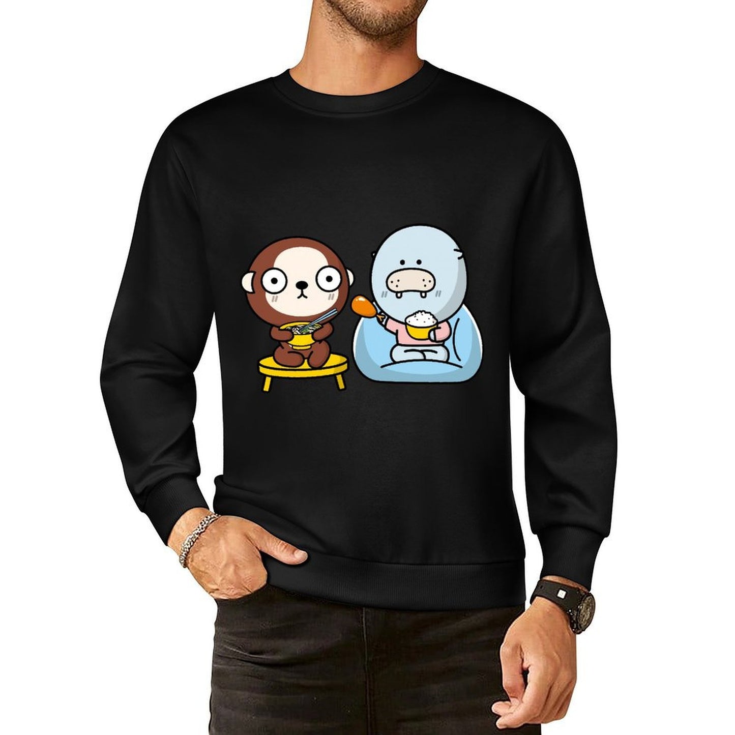 Front Patterned Long Sleeve TopStreetLine Recycled