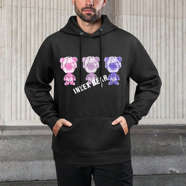 IPIB 250g Hooded Pocket Sweatshirt Front GraphicMen's Hooded  Sweatshirt6000050-2