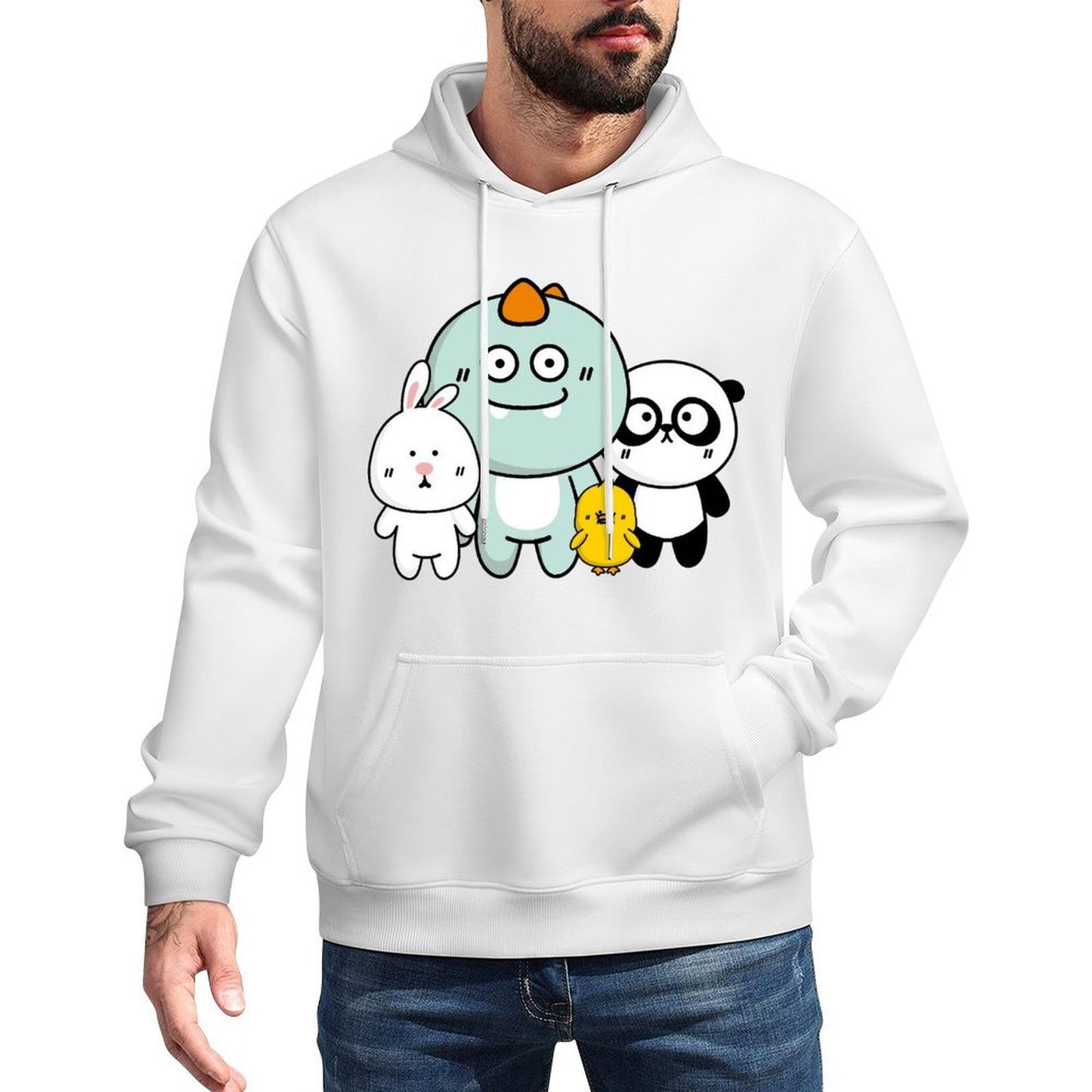 IPBR 250g Hooded Pocket Sweatshirt Front GraphicMen's Hooded  Sweatshirt4000364