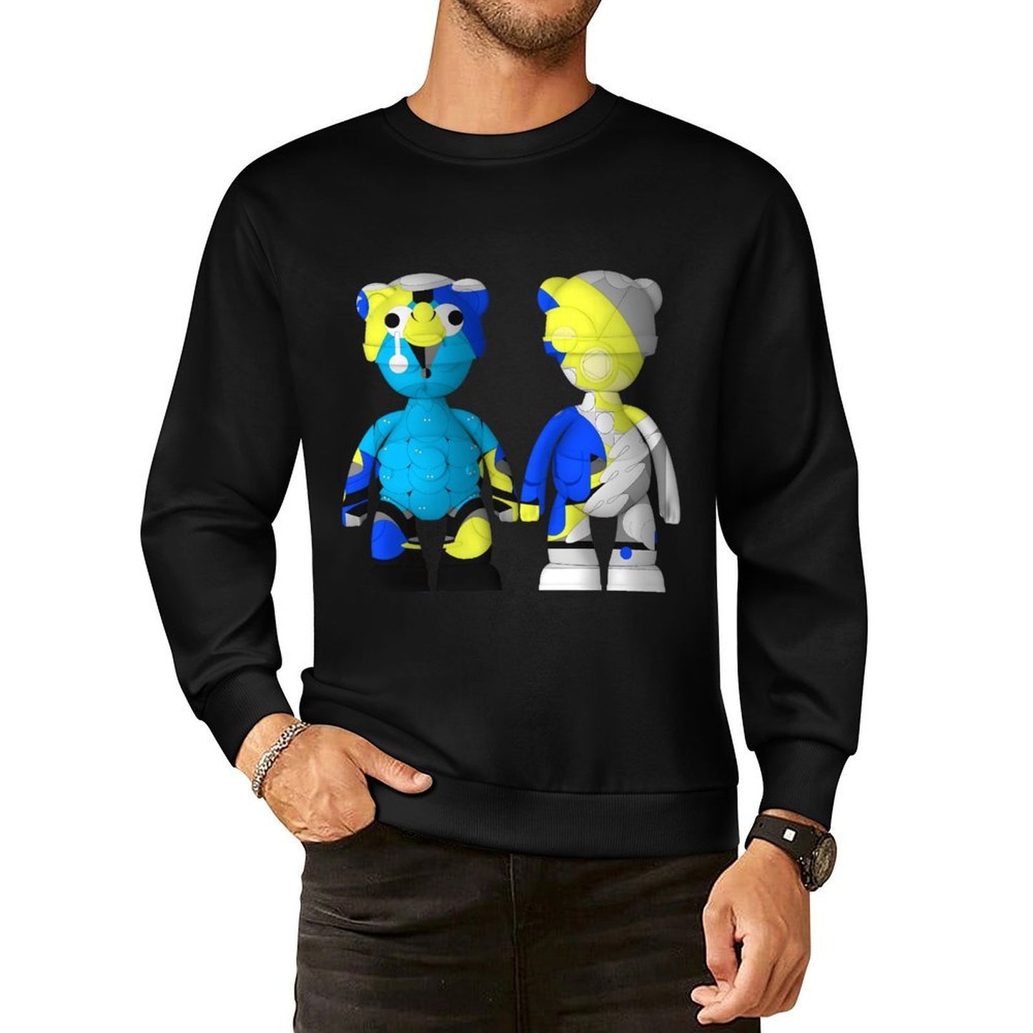 IPIB 250g Crew Neck Long Sleeve Sweatshirt Front GraphicCrew Neck Long Sleeve Sweatshirt6000144-3