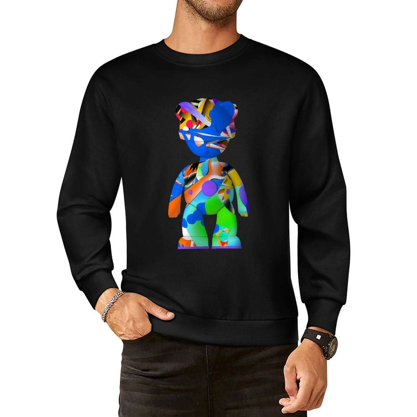 IPIB 250g Crew Neck Long Sleeve Sweatshirt Front GraphicCrew Neck Long Sleeve Sweatshirt6000110-3