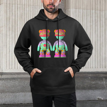 IPIB 250g Hooded Pocket Sweatshirt Front GraphicMen's Hooded  Sweatshirt6000079-5
