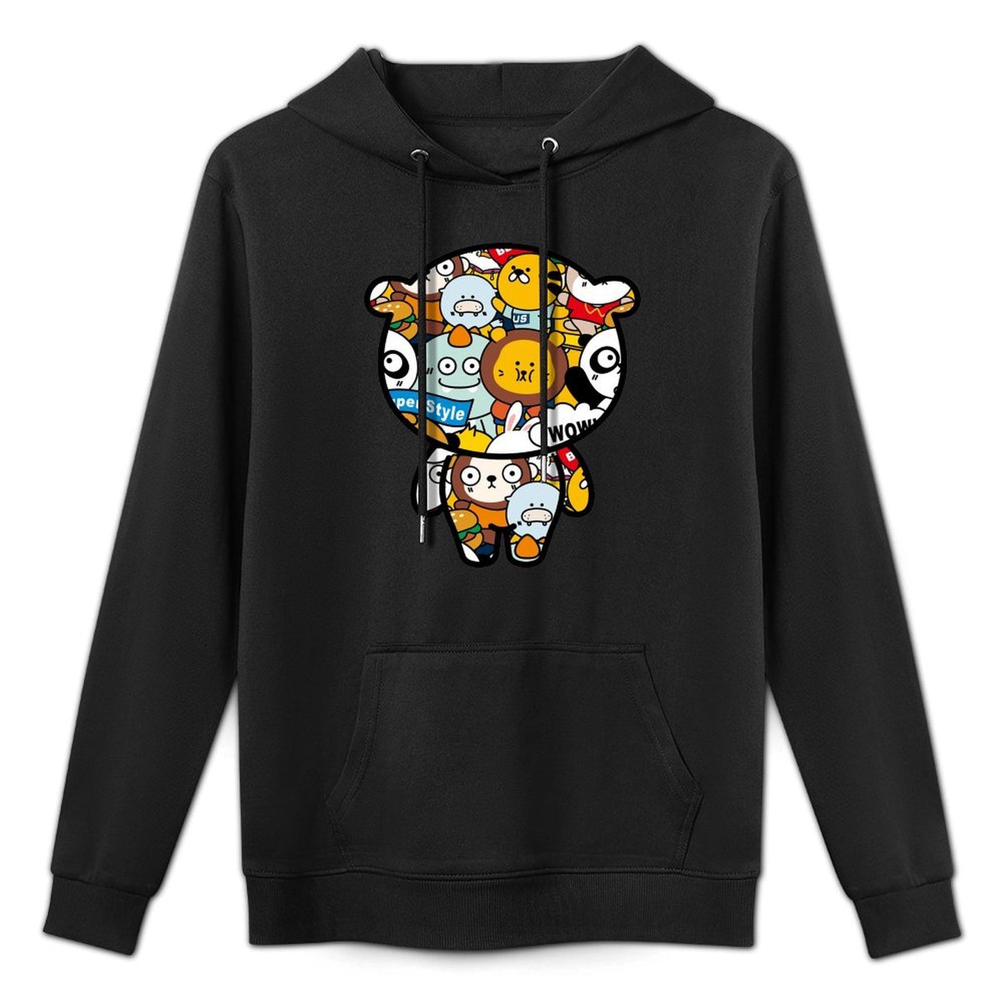 Front Graphic HoodiesLong Lasting Shrink-Resistant