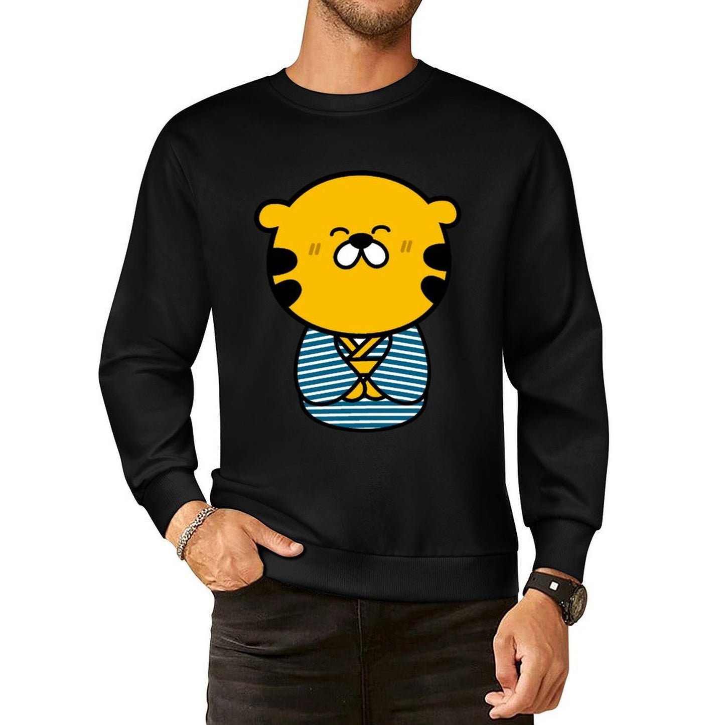 IPBR 250g Crew Neck Long Sleeve Sweatshirt Front GraphicCrew Neck Long Sleeve Sweatshirt4001363