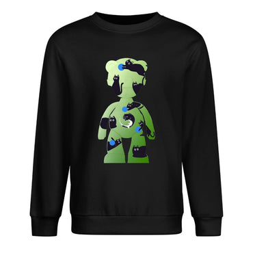 Long Sleeve With Front PatternFade-Resistant Relaxed Fit