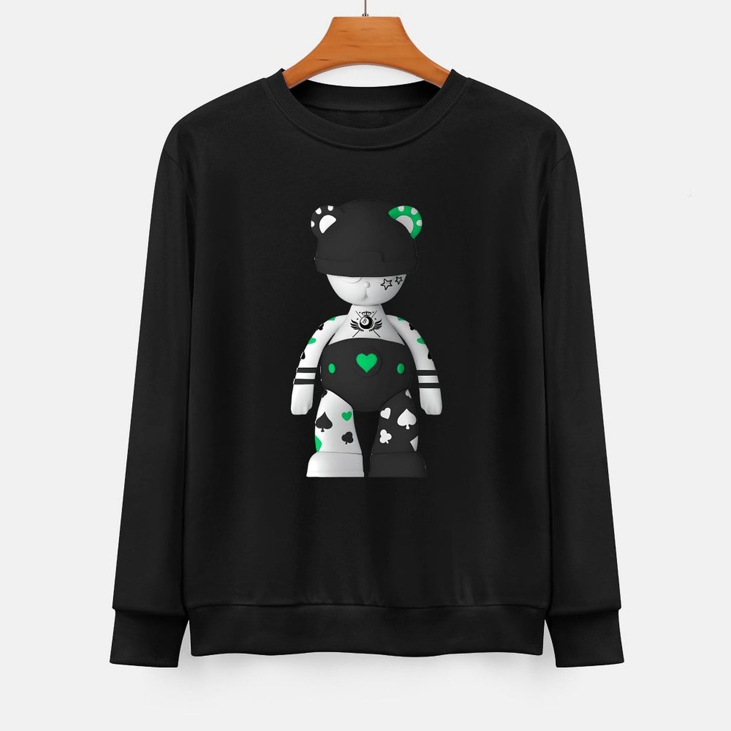 IPIB 250g Crew Neck Long Sleeve Sweatshirt Front GraphicCrew Neck Long Sleeve Sweatshirt6000108-2