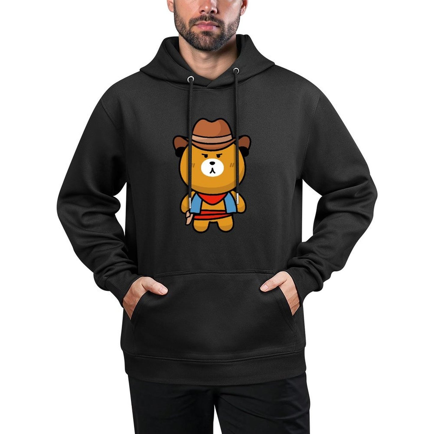 IPBR 250g Hooded Pocket Sweatshirt Front GraphicMen's Hooded  Sweatshirt4000039