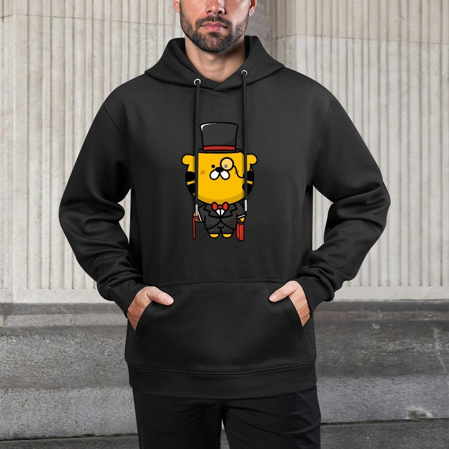IPBR 250g Hooded Pocket Sweatshirt Front GraphicMen's Hooded  Sweatshirt4000125