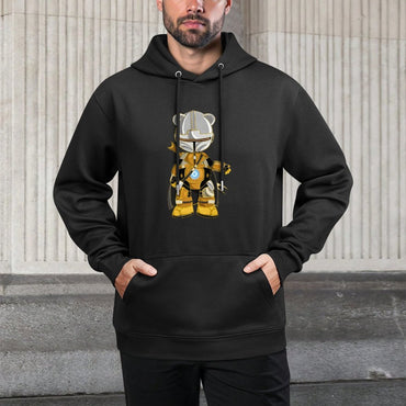 IPIB 250g Hooded Pocket Sweatshirt Front GraphicMen's Hooded  Sweatshirt6000065-1