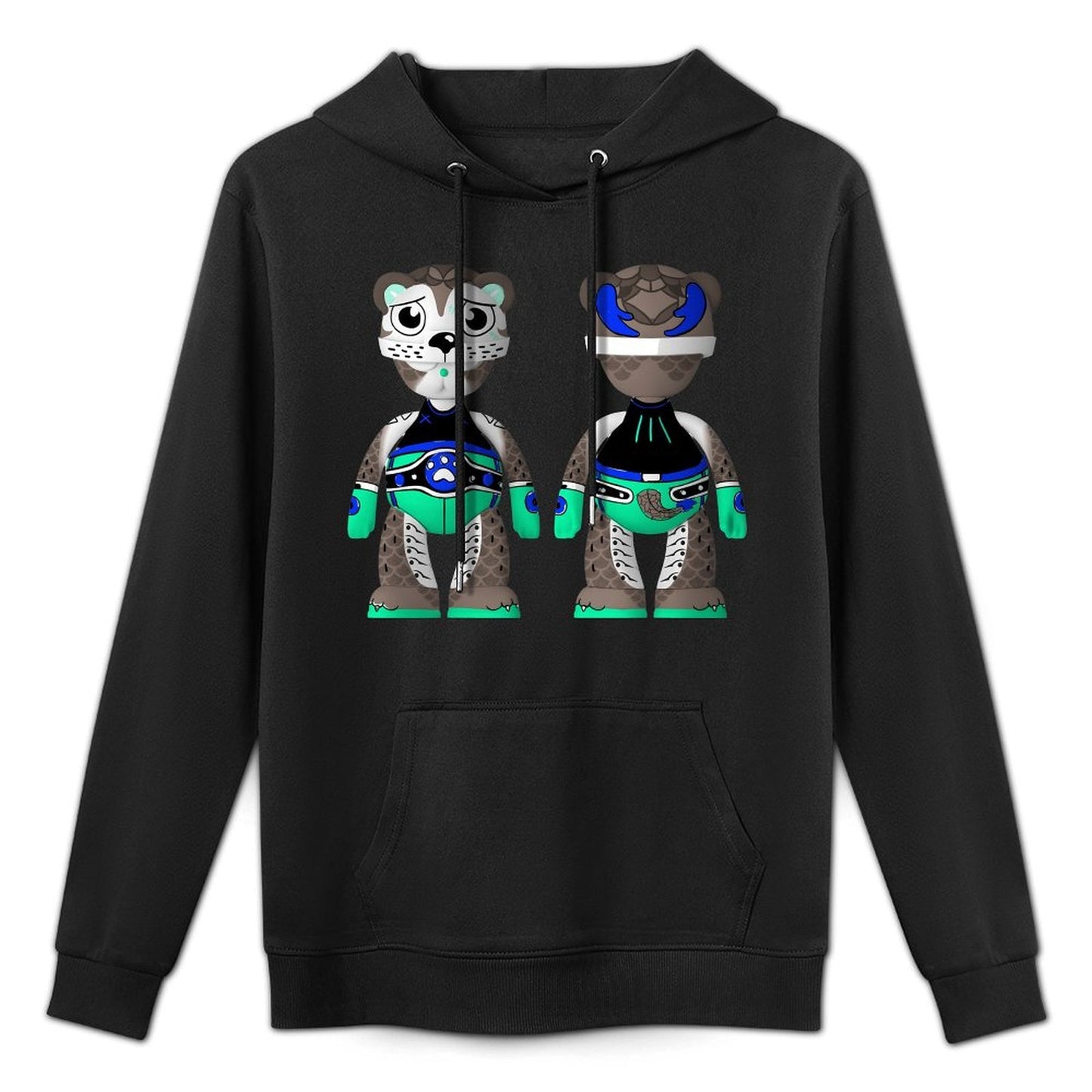 IPIB 250g Hooded Pocket Sweatshirt Front GraphicMen's Hooded  Sweatshirt6000145-6