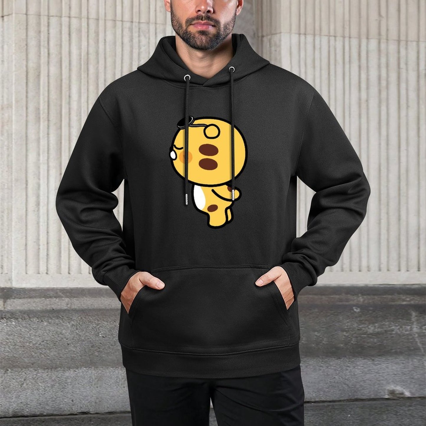 Retro Simple Front Graphic Hoodies