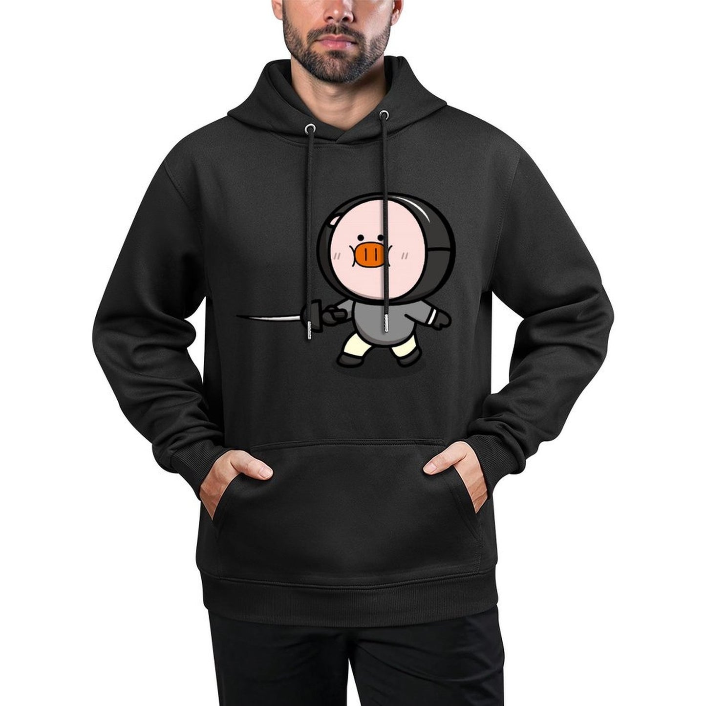 IPBR 250g Hooded Pocket Sweatshirt Front GraphicMen's Hooded  Sweatshirt4000270