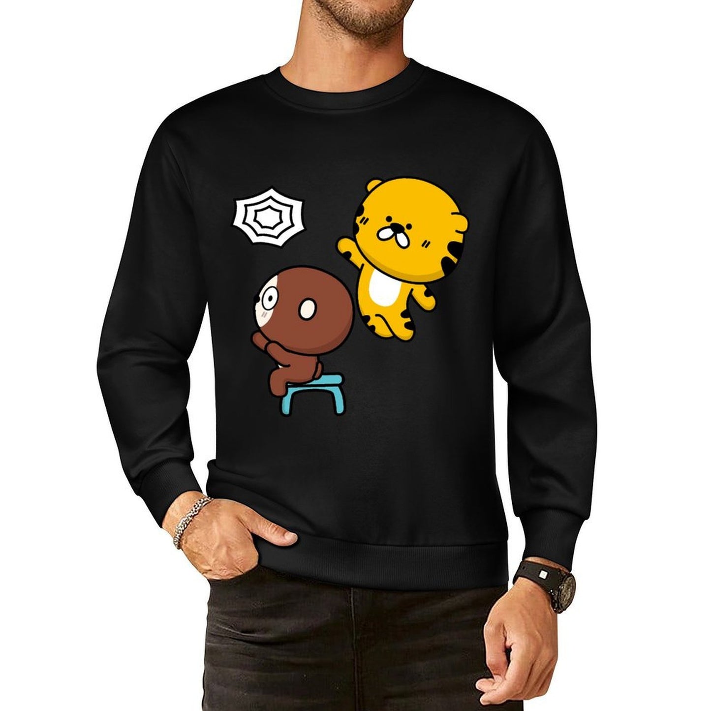 IPBR 250g Crew Neck Long Sleeve Sweatshirt Front GraphicCrew Neck Long Sleeve Sweatshirt4000840