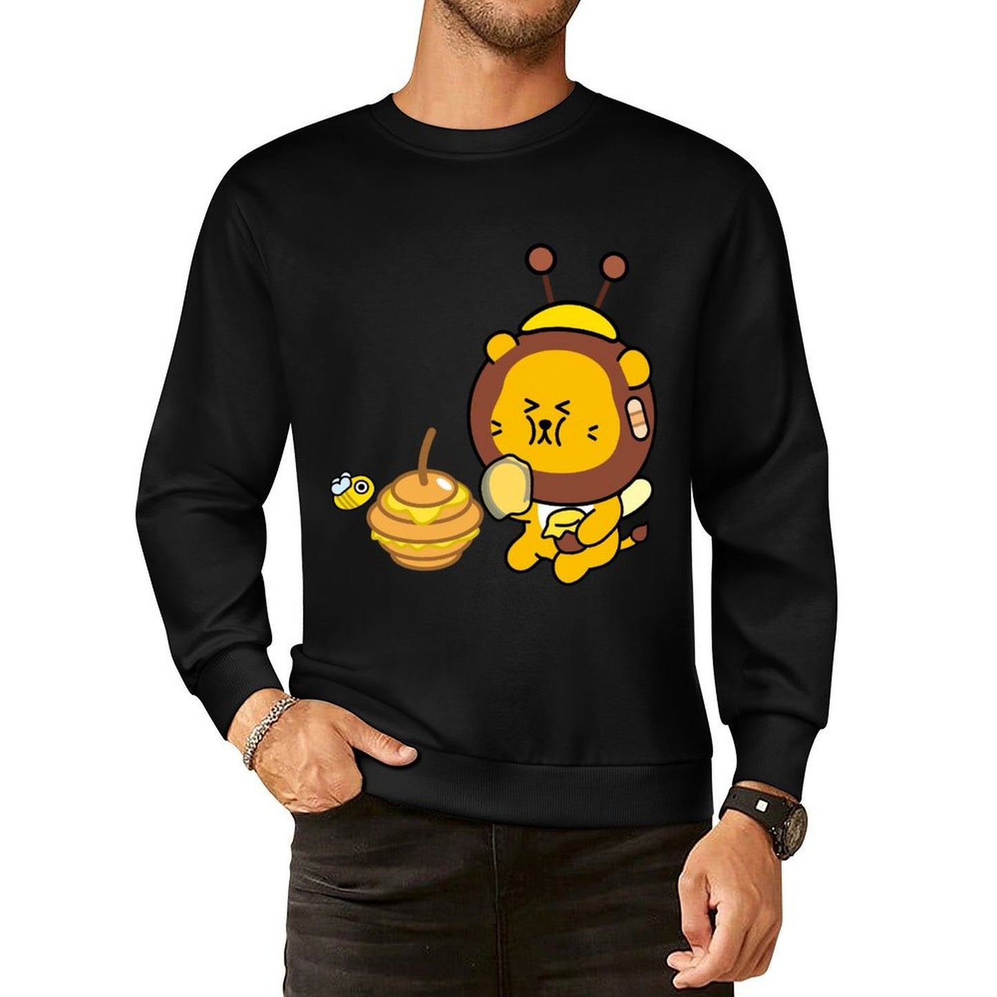 IPBR 250g Crew Neck Long Sleeve Sweatshirt Front GraphicCrew Neck Long Sleeve Sweatshirt4000868