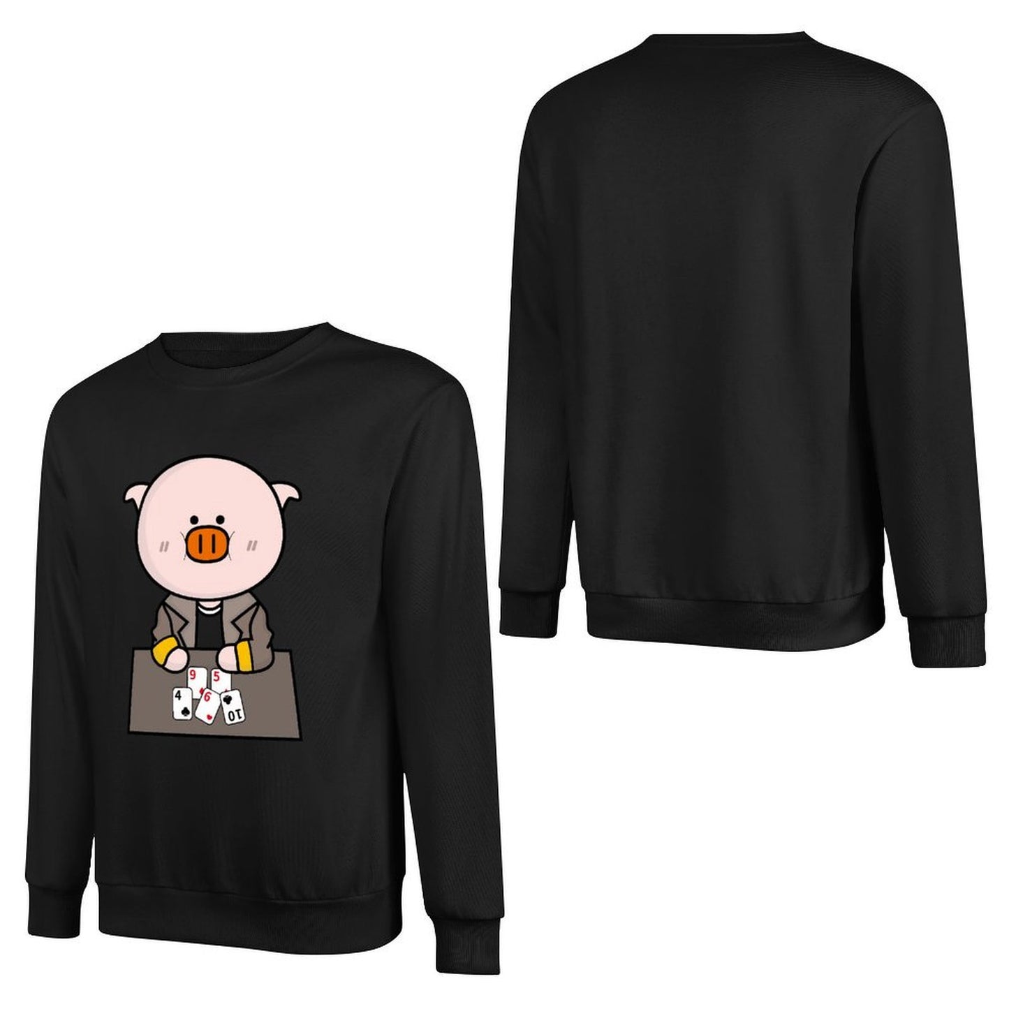 Front Patterned Long Sleeve TopEverydayWear Studio