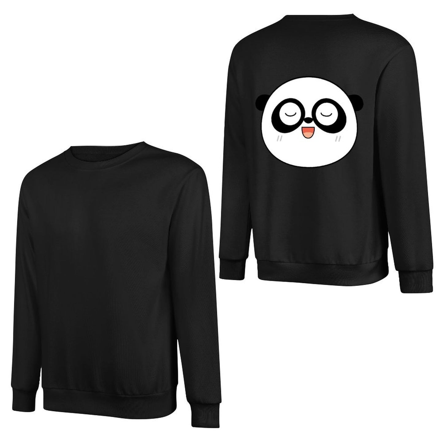 Long-sleeved crew neck sweatshirtPrint-Ready Lightweight Long Sleeve
