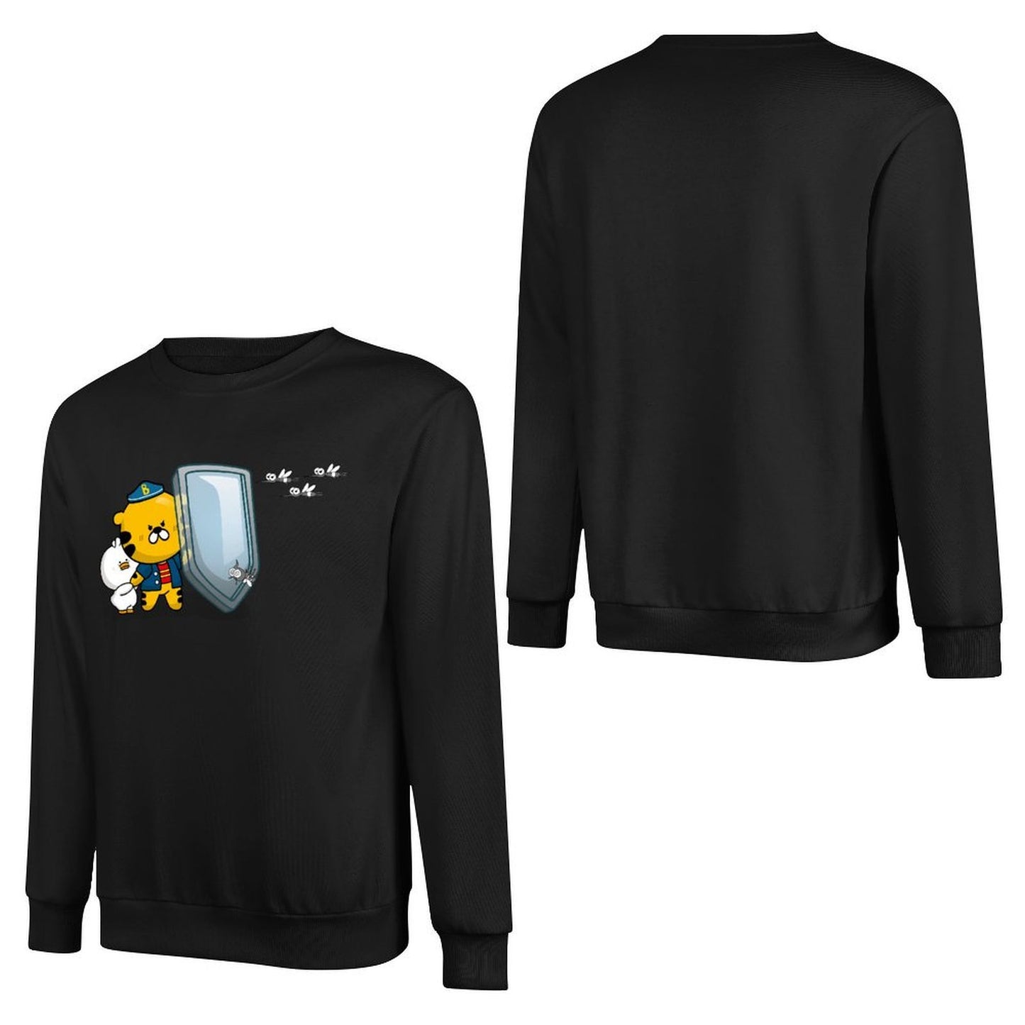 IPBR 250g Crew Neck Long Sleeve Sweatshirt Front GraphicCrew Neck Long Sleeve Sweatshirt4001083