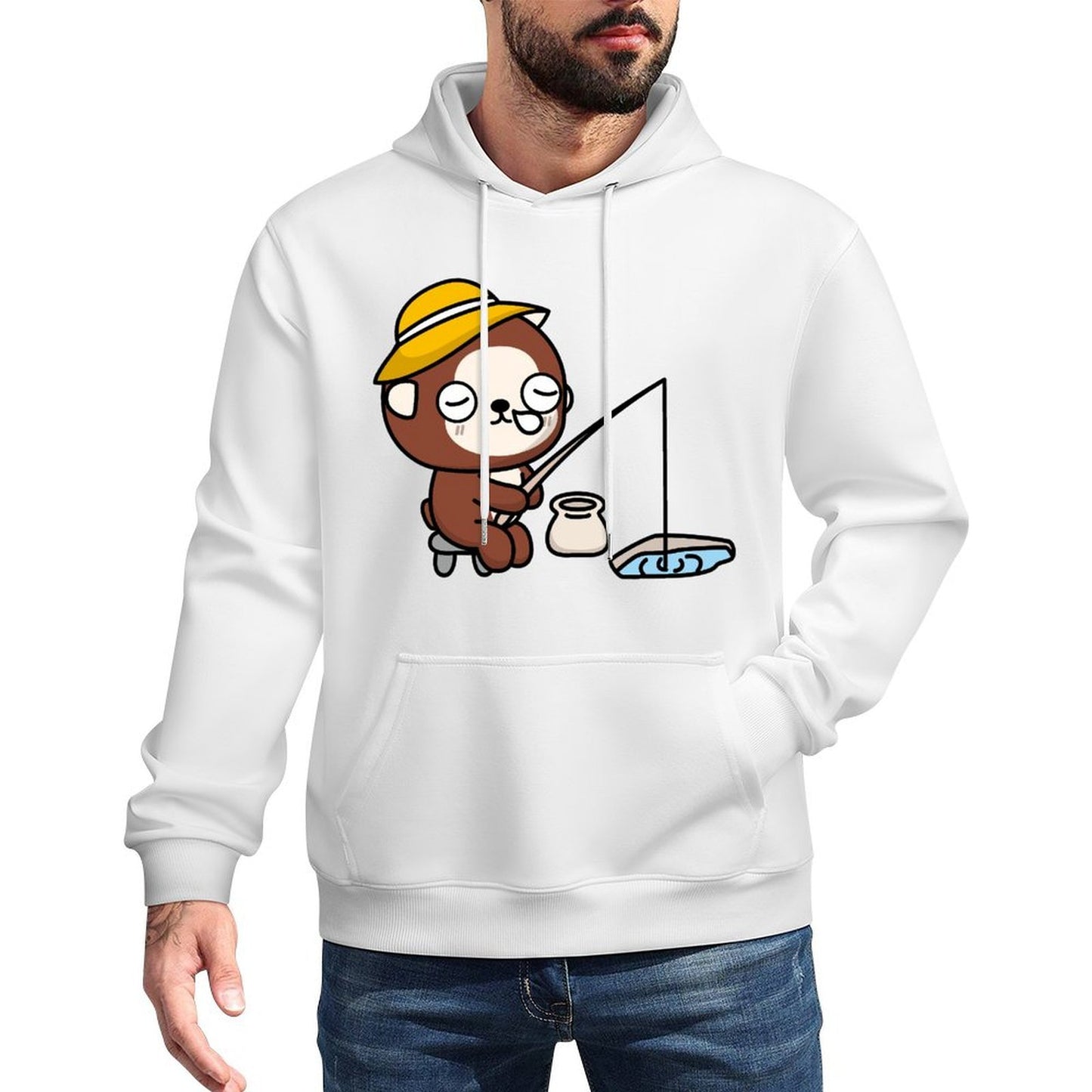 IPBR 250g Hooded Pocket Sweatshirt Front GraphicMen's Hooded  Sweatshirt4000223